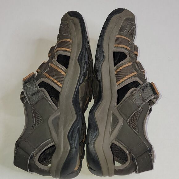 TEVA Men Size US 8 | UK 7 | EU 40.5 OMNIUM 2 Brown Leather Sport Fisher Sandals - Picture 7 of 8